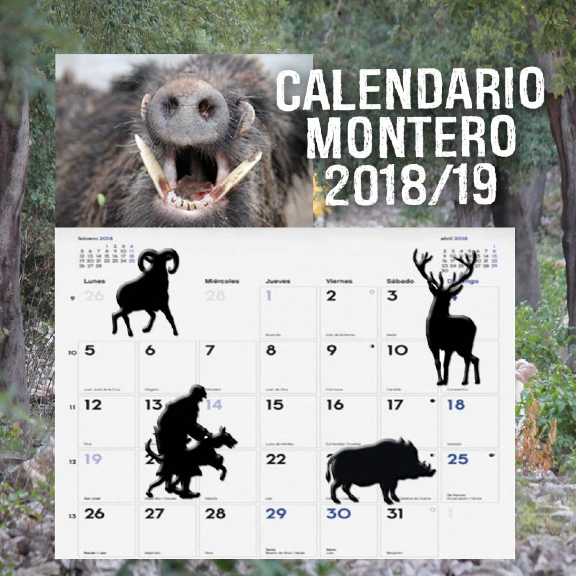 Calendario montero temporada 2018/2019