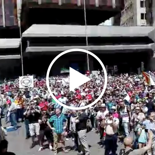 Manifestación Pescadores y Cazadores 5 Junio 2016