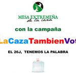 La Mesa Extremeña de la caza se suma a la campaña #LaCazaTambienVota