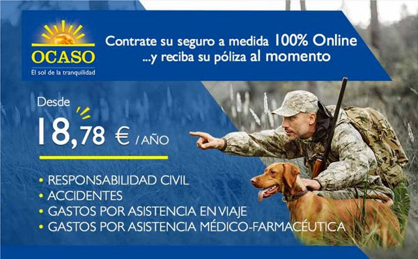 Ocaso Seguro del Cazador, la mejor protección para una jornada de caza apasionante