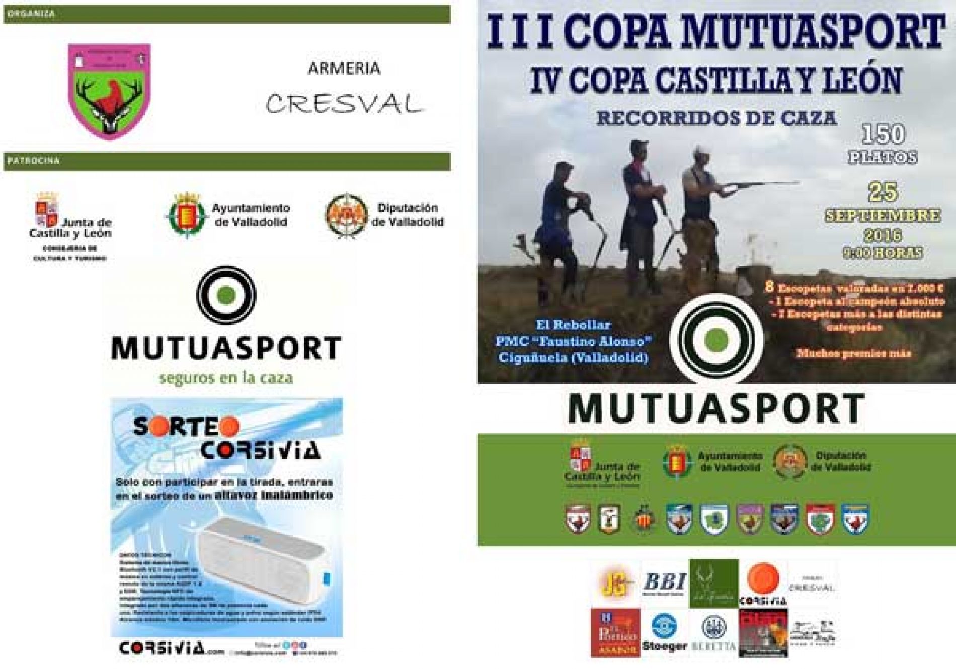 III Copa Mutuasport y la IV Copa de Castilla y León de Recorridos de Caza