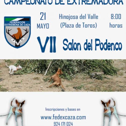 El VII Salón Extremeño del Podenco,el 21 de mayo en Hinojosa del Valle