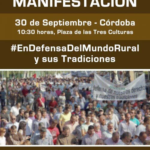 La manifestación en defensa del Mundo Rural desborda las previsiones
