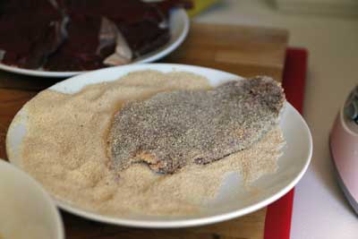 recetas caza mayor ciervo-empanado-pan ciervo-empanado-pan