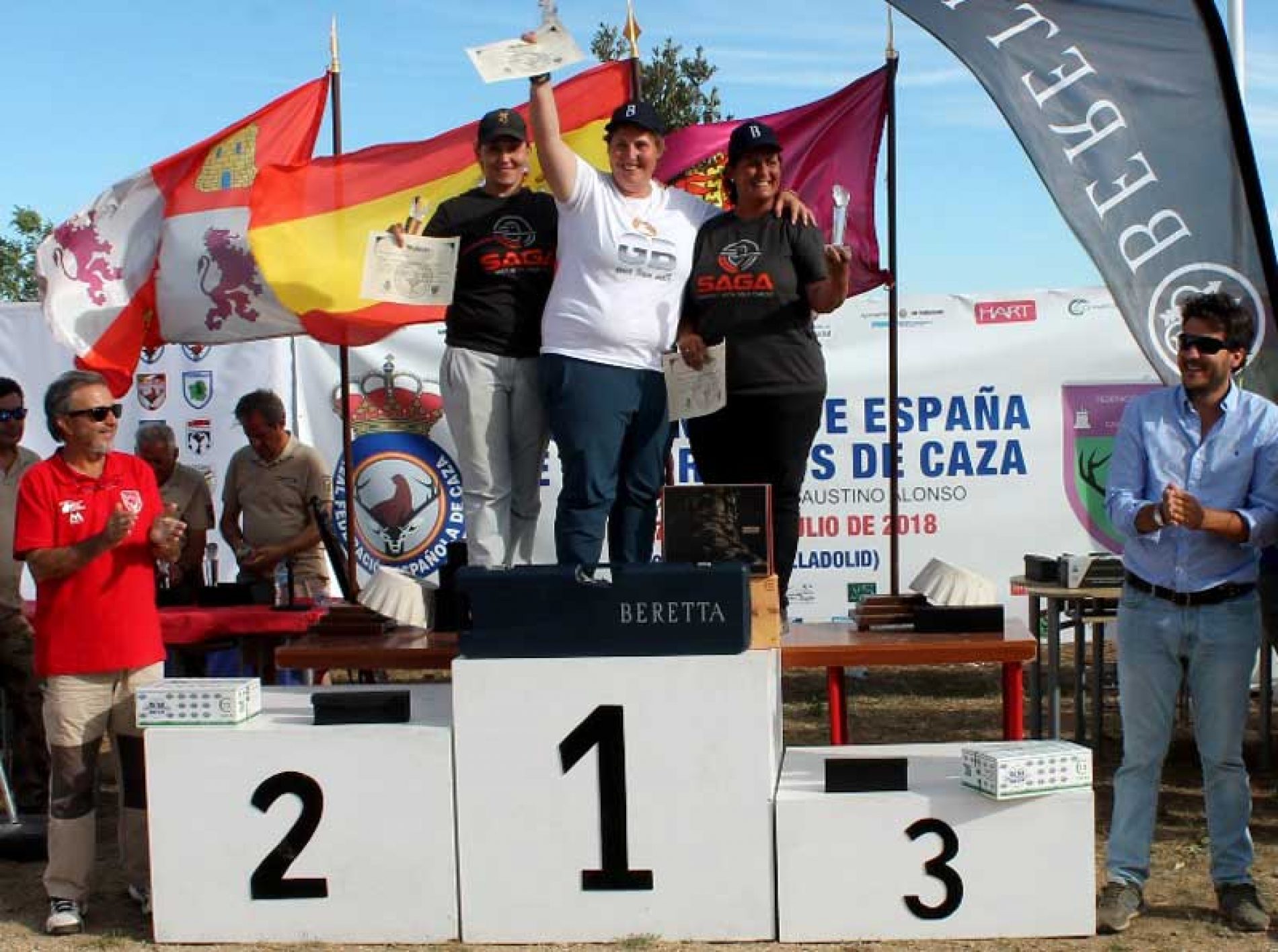 Diego Martínez y Beatriz Laparra campeones de España de Recorridos de Caza