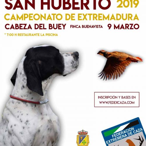 El Campeonato de Extremadura de San Huberto arranca el 9 de marzo