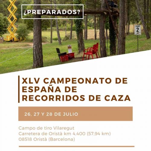 El XLV Campeonato de España de Recorridos de Caza se celebrará en Oristá