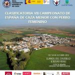 campeonato femenino de caza menor con perros