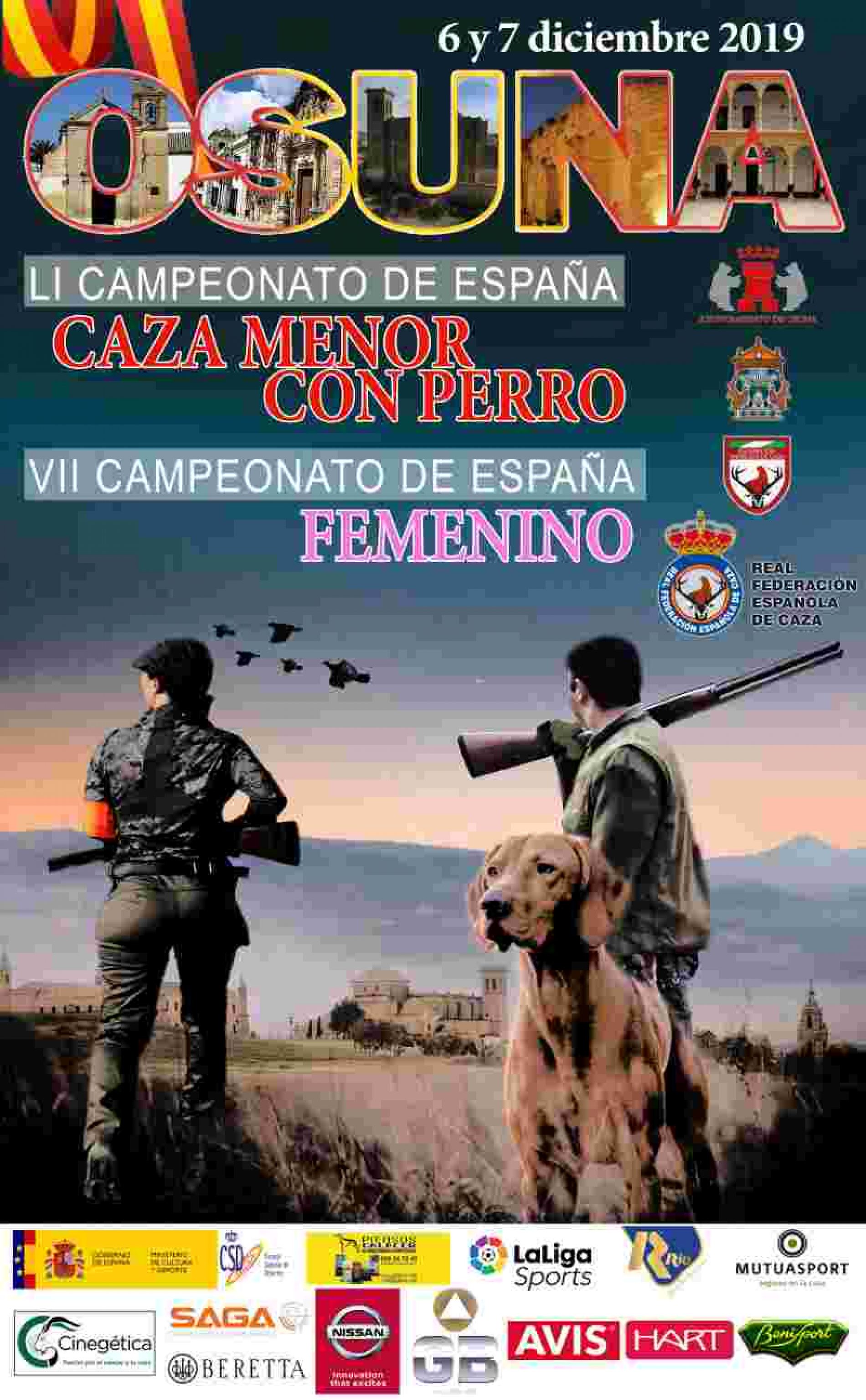 LI Campeonato de España de Caza Menor con Perro y VII Campeonato de España Femenino