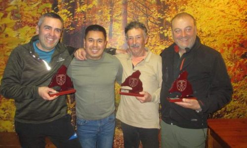 Miguel Ángel, Avelino y José Luis ganadores del Campeonato Autonómico de Becadas 2020