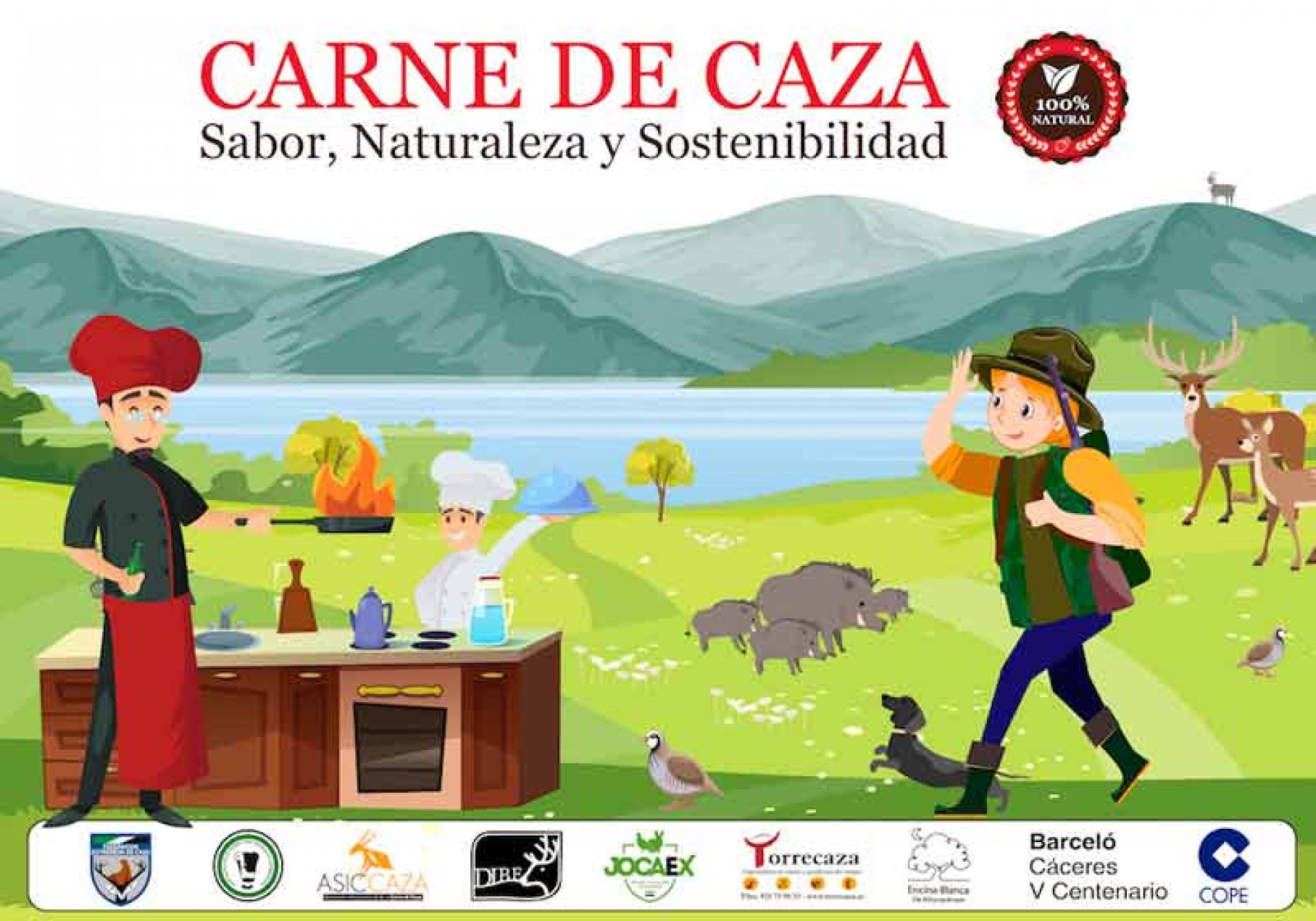 FEDEXCAZA lanza una campaña para impulsar el consumo de la carne de caza en la región