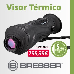 Bresser Visor Térmico TNS 1 para caza con función de grabación y batería  recargable