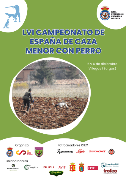 CAMPEONATO CAZA MENOR en trofeo cazay conservación