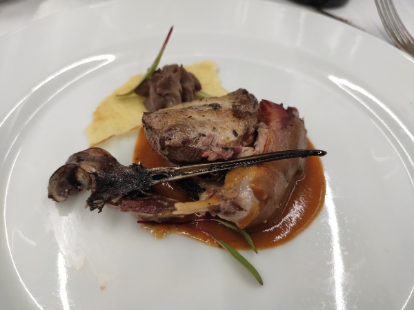 Becada en plato en trofeo caza y conservación