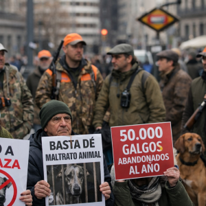 huelga contra el maltrato animal