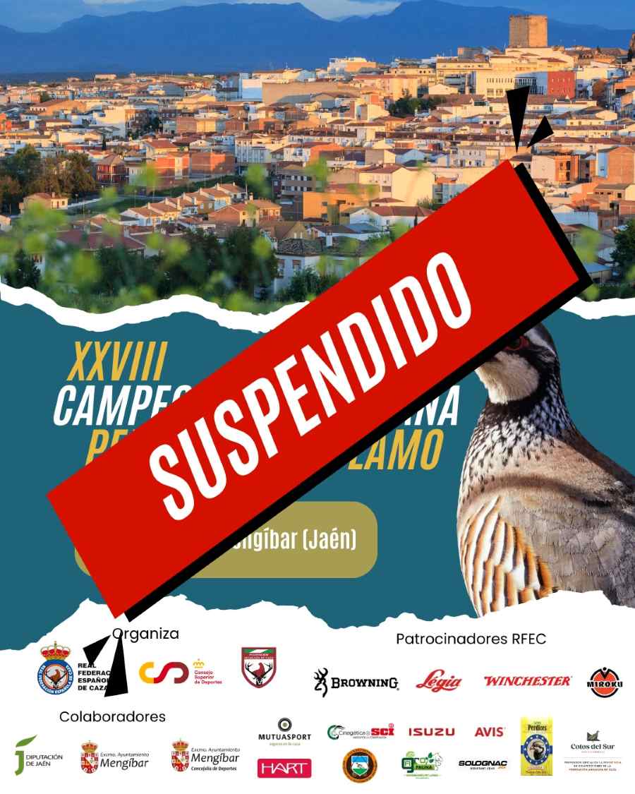 cancelado CE perdiz reclamo 2026 en trofeo caza y conservación