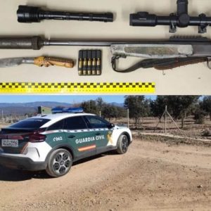 Furtivismo en Badajoz con Trofeo caza y conservación