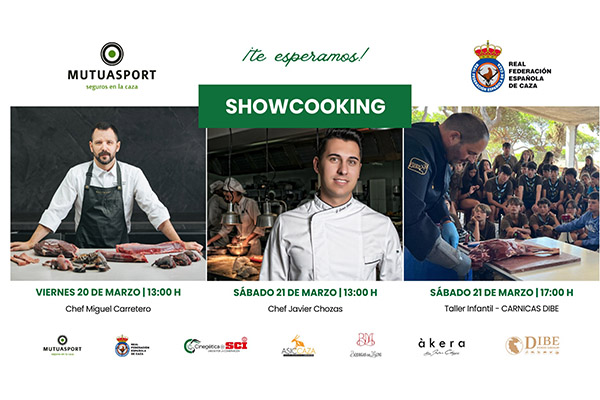 Showcooking en Cinegetica 2026 con Trofeo caza y conservación