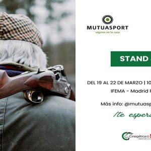 Stand de Mutuasport y la RFEC de Cinegética en Trofeo caza y conservación