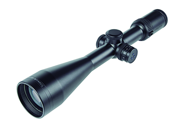 Delta Optical Titanium 2,5-15x56i. Es compatible con torreta balística y está equipado con retícula iluminada (varias a elegir) y con mando de paralaje. Su precio es de 849 euros.