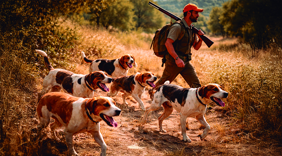 Perros de rehala en Trofeo caza y conservación