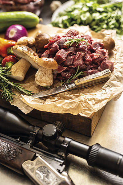 Carne de caza, aprovechamiento cinegético en Trofeo caza y conservacion