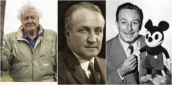 Fotografia de Attemborough, Robert Flaherty y Walt Disney en Trofeo caza y conservacion