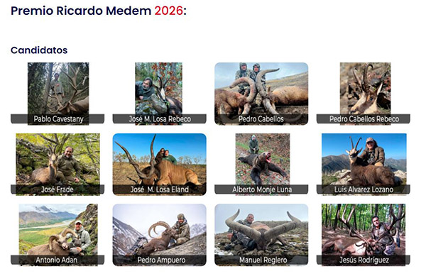 Premio R. Medem en Trofeo caza y conservación