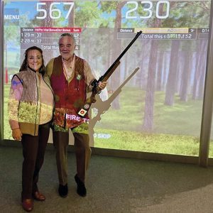 Roque Armada y Carmen Basarán en Trofeo caza y conservacion