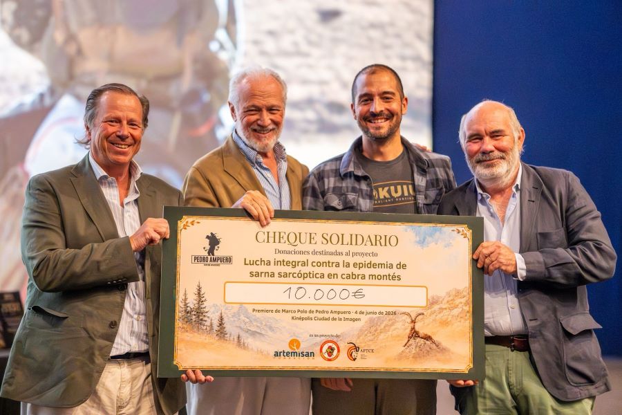 Más de 10.000 euros se destinarán a un proyecto científico para luchar contra la sarna sarcóptica en la cabra montés y reforzar la conservación de la fauna silvestre.