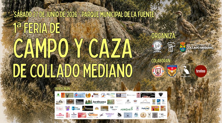 Feria de caza ayuntamiento de CCollado Mediano en Trofeo caza y conservacion
