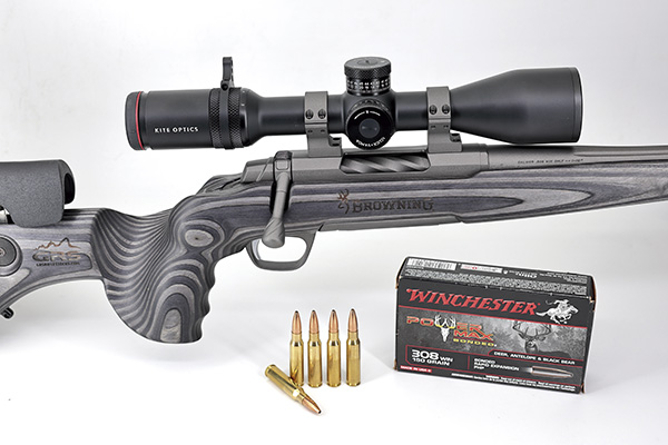 Rifle con munición Xbolt de Browning en trofeo caza y conservacion