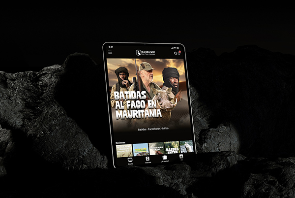 Foto de Iberalia GO! en revista trofeo caza 