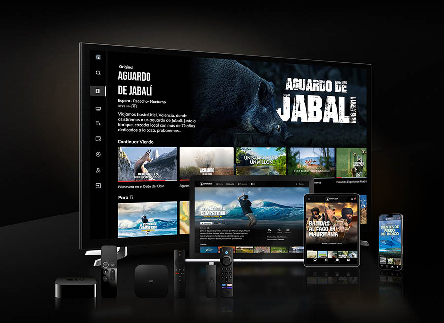 television Iberalia GO! en trofeo caza