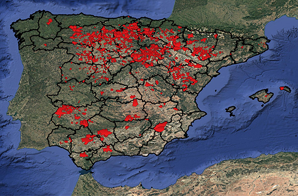 mapa codorniz en revista trofeo caza copia