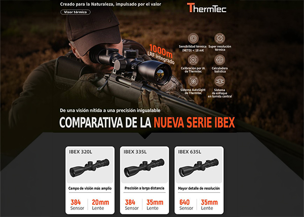 nueva serie ibex en revista trofeo caza