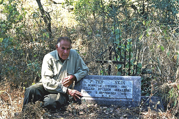tumba de peter en namibia