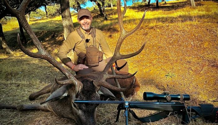 Tomás Romero de Blaser en Trofeo caza y conservacionr